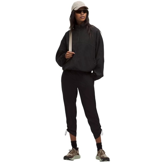 lululemon athletica Pants - Lululemon Beyond the Studio Crop Black Joggers High Rise SIZE 0